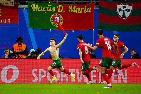 Francisco Conceicao slaví po vstřelené brance